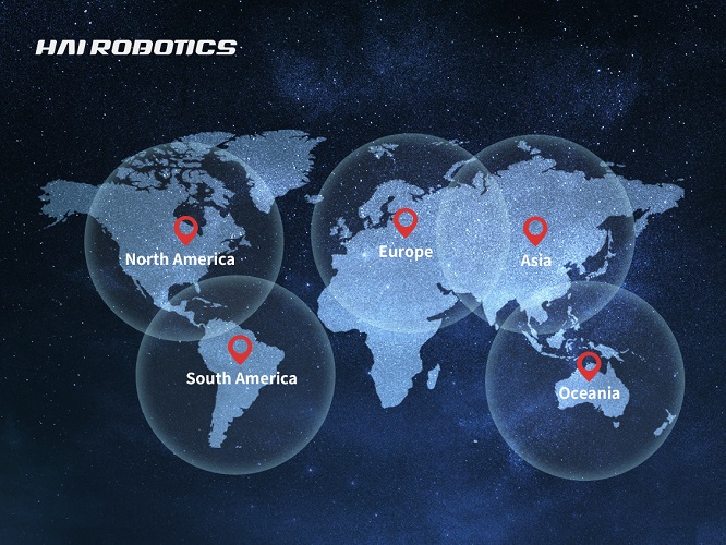  HAI ROBOTICSのビジネスとサービスは世界中で5大陸をカバーしています