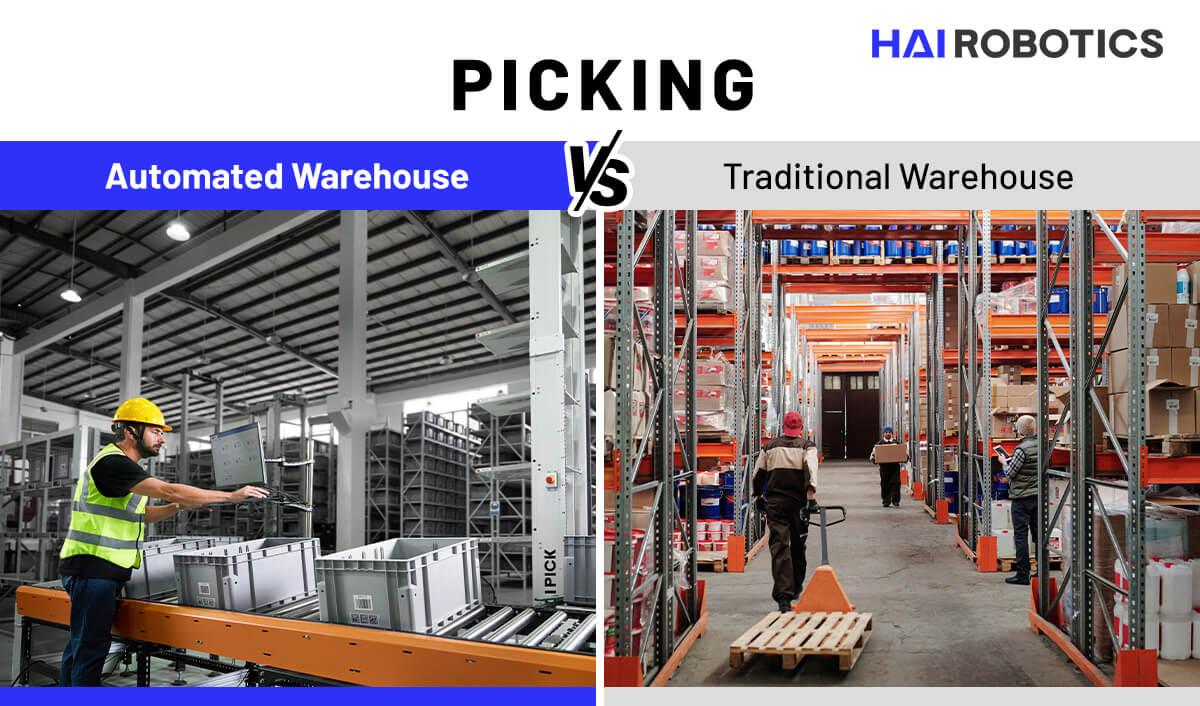 Automated Warehouse vs. Traditional Warehouse Reduced Error Rate