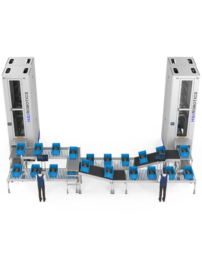 On-conveyor Picking Workstation