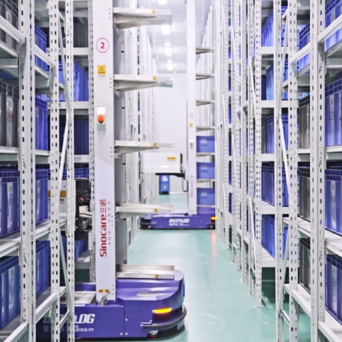 sinocare semi-finished pharmaceuticals warehouse automation