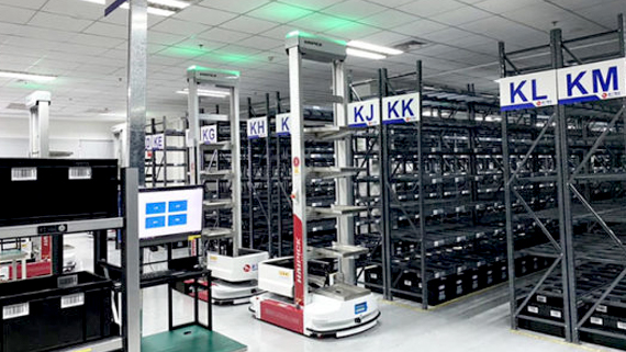 Hai Robotics & Xinning Logistics Build Efficient SMT Electronics Supply Warehouse
