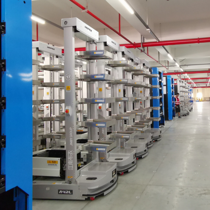 jnby return process warehouse robots
