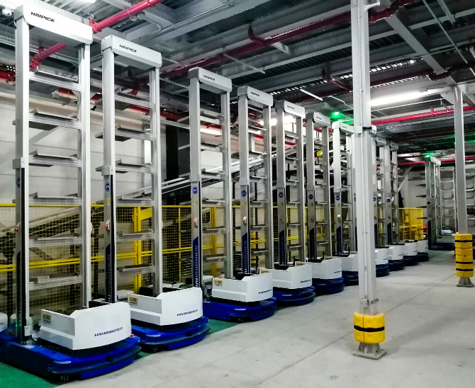largest japanese apparel retailer automated distribution center project
