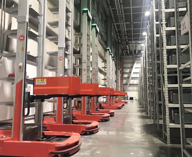 china largest online retailer daily use cosmetics warehouse automation