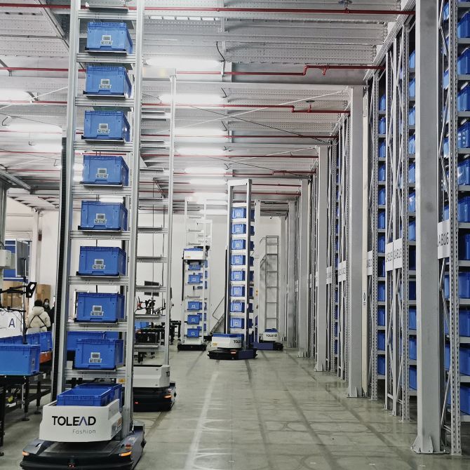 tolead logistics company apparel robotics warehouse