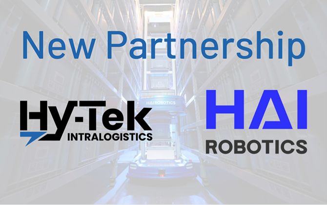 Hy-Tek Intralogistics and Hai Robotics Announce Partnership