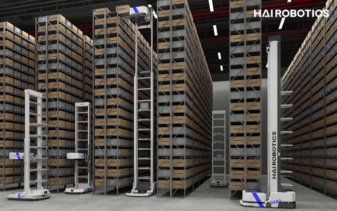 Unique 3 Level ASRS by Hai Robotics to be Implemented as Part of a Fully Automated Facility by Hy-Tek