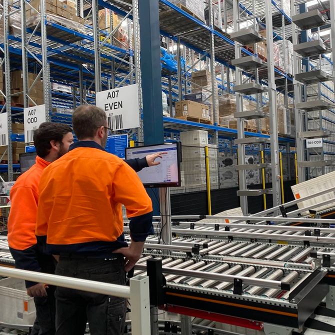 harvey norman warehouse automation case
