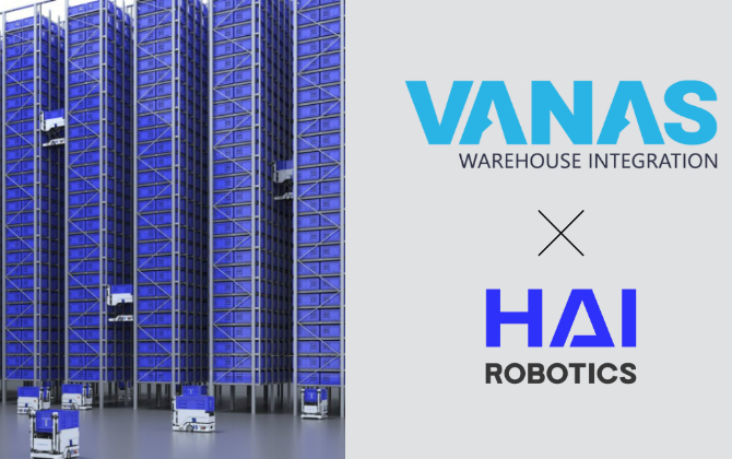 Vanas Engineering and Hai Robotics Join Forces to Accelerate Warehouse Automation Across the Benelux