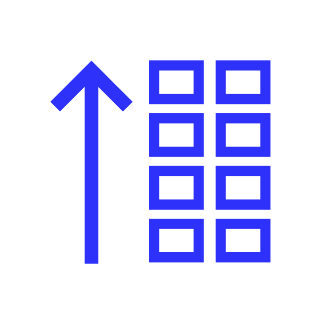 240% More Vertical Storage