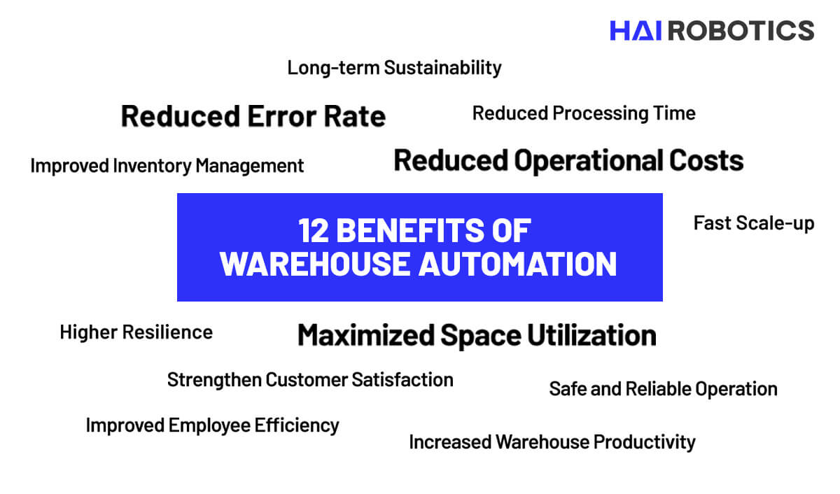 12 benefits of warehouse automation