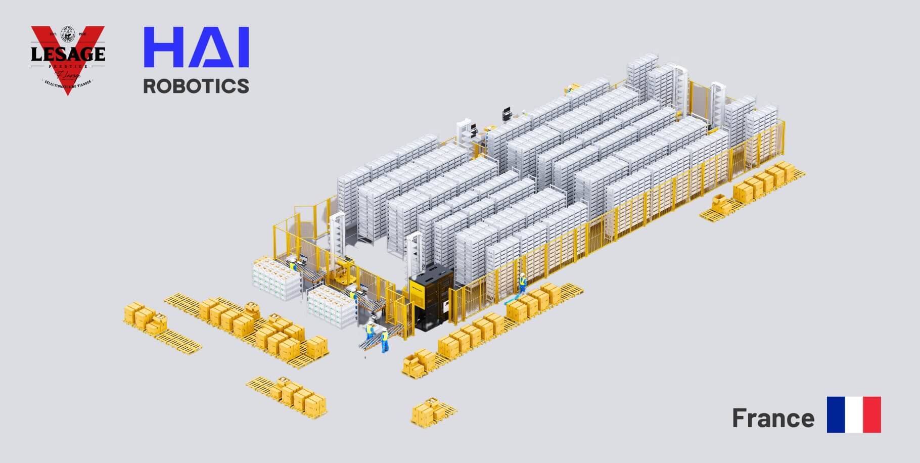 lesage prestige enhance material flow automation project