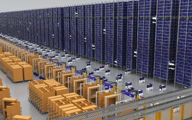 Hai Robotics selected to deliver the world's largest deployment of rack-climbing warehouse robots