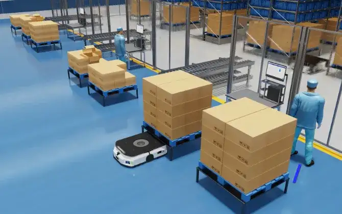 Pallet Transport Between Zones