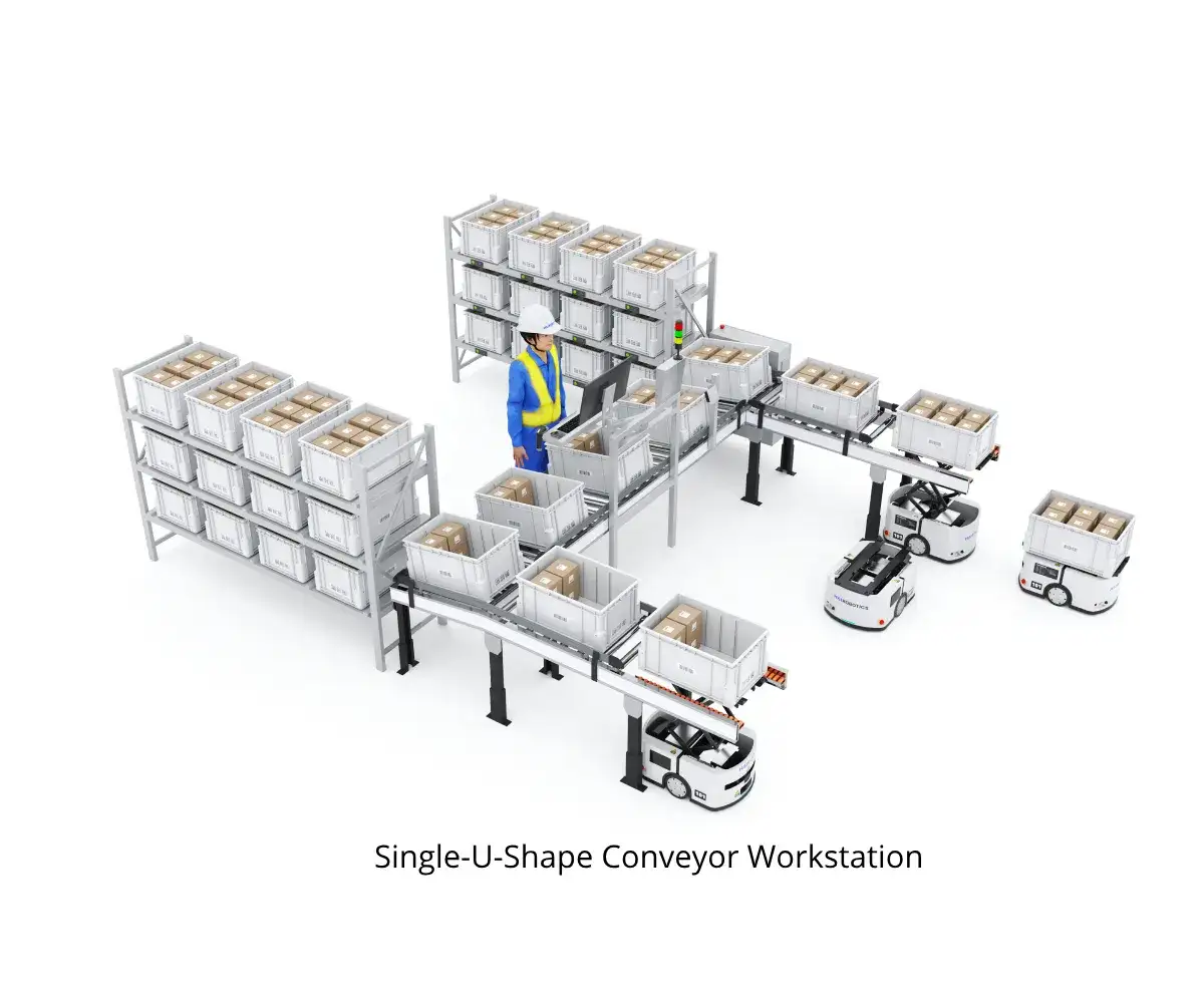 On-conveyor Picking Workstation
