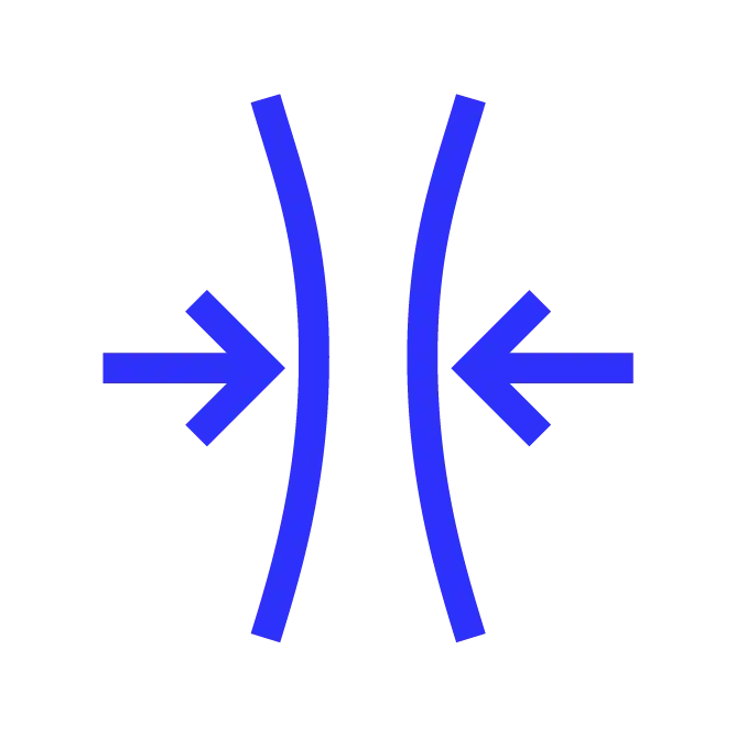  front-to-back gaps
