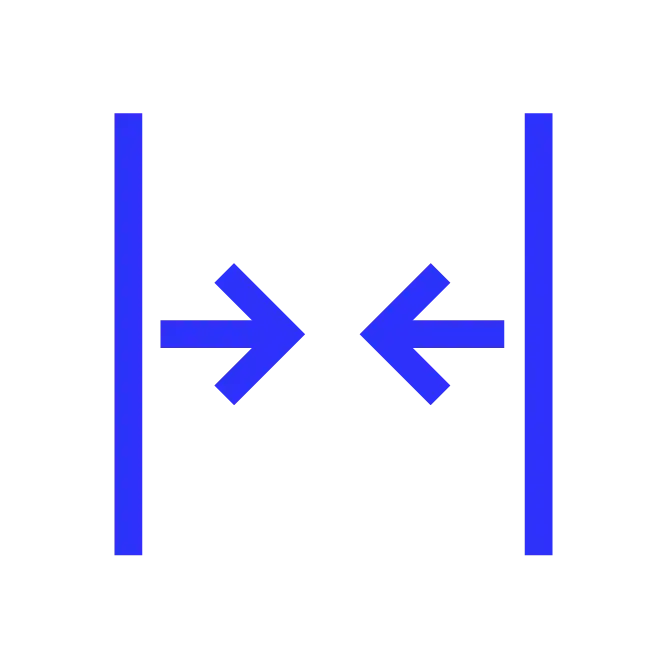 side-to-side gaps