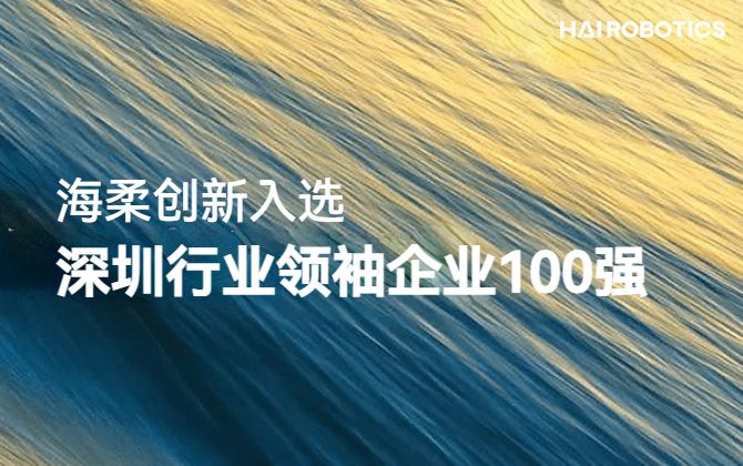 海柔创新入选深圳行业领袖企业100强